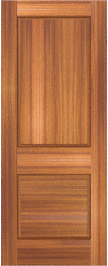 Raised  Panel   Tampa  Teak  Doors